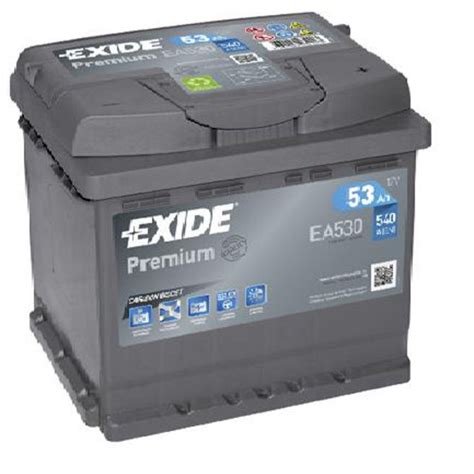 Exide akumulator 12V 53Ah 540A premium desno.